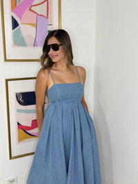 Denim Midi Dress