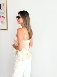 Metallic Cami Top