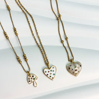 Pau White Hearts